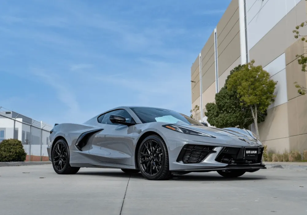 Gray Corvette C8 | American Sports Car Rental | Level Up Luxuri